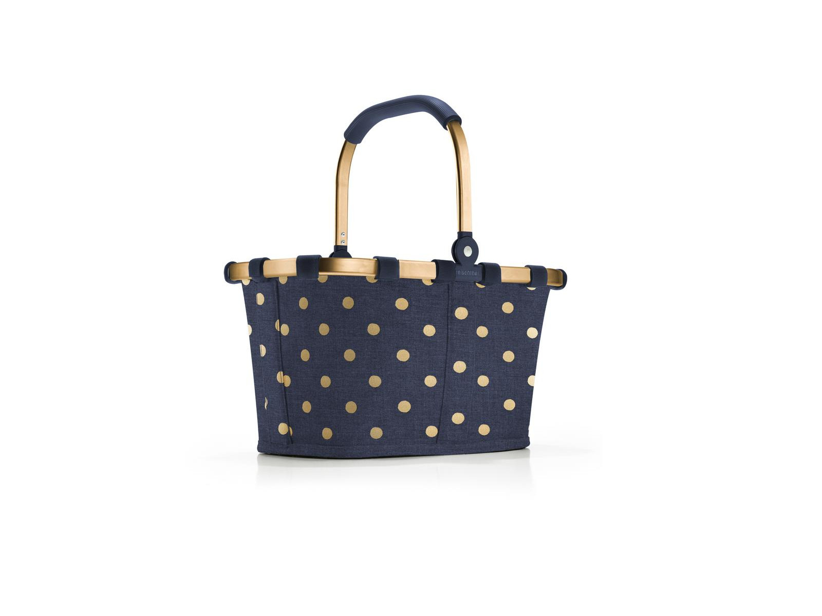 reisenthel carrybag XS frame metallic dots blue Freisteller 