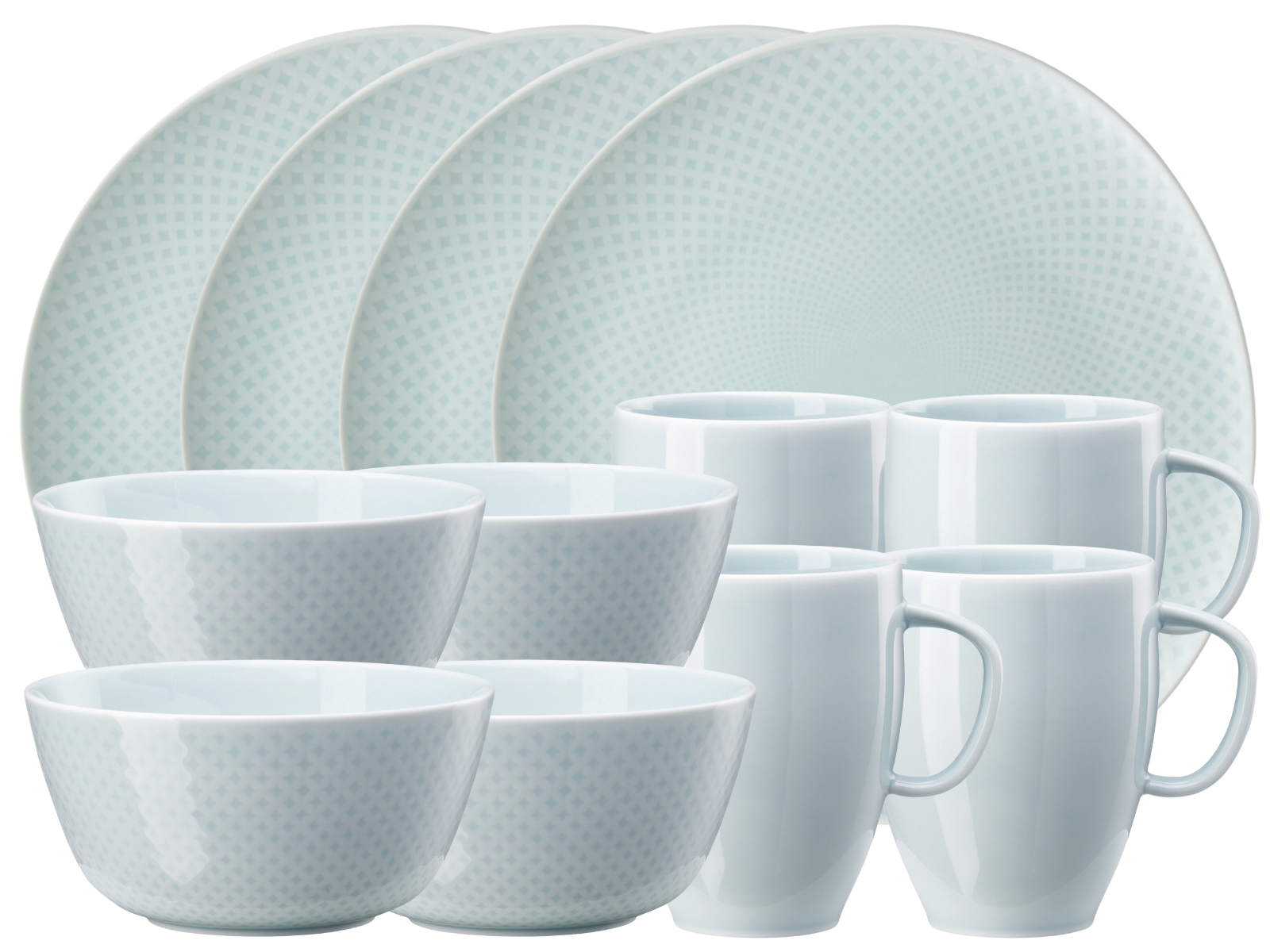 Rosenthal Junto Opal Green Frühstücksset 12tlg