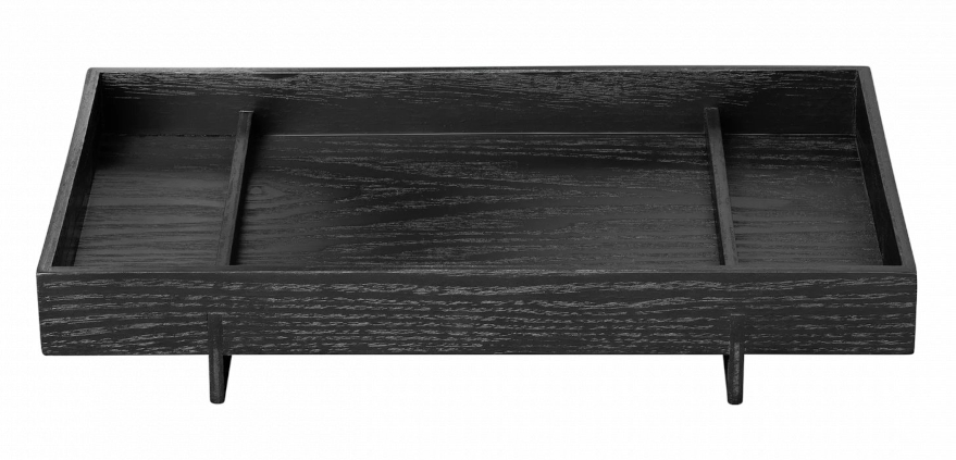 Blomus ABENTO Tablett black small 18 x 30 cm