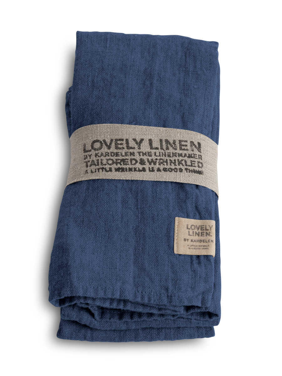 Lovely Linen Lovely Serviette Leinen denim blue (1 Stück)