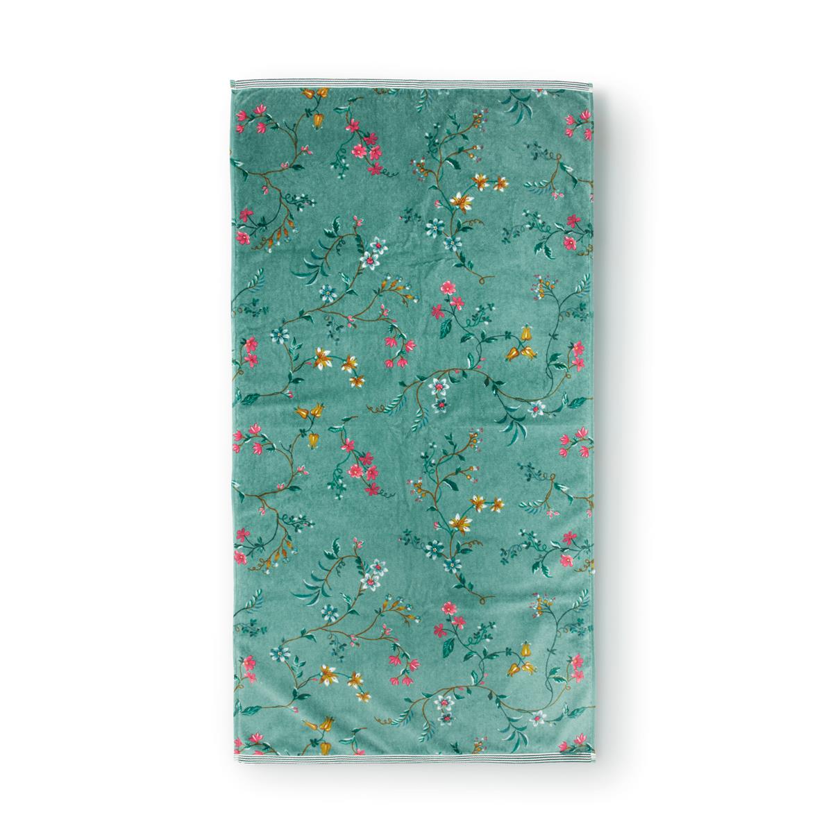 Les Fleurs Duschtuch green 70x140cm (1 Stück)