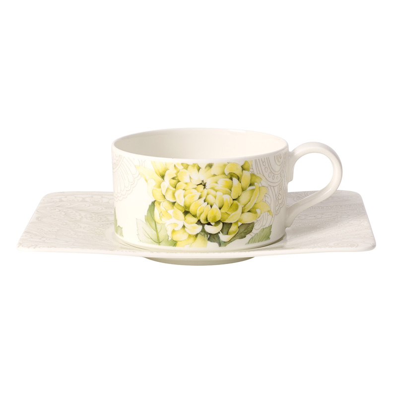 Villeroy &amp; Boch Quinsai Garden Teetasse mit Untertasse 2tlg.