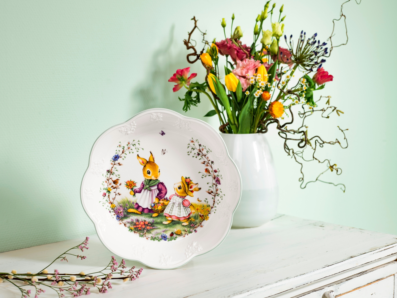 Villeroy & Boch Spring Fantasy Schale gross Blumenwiese 30 cm