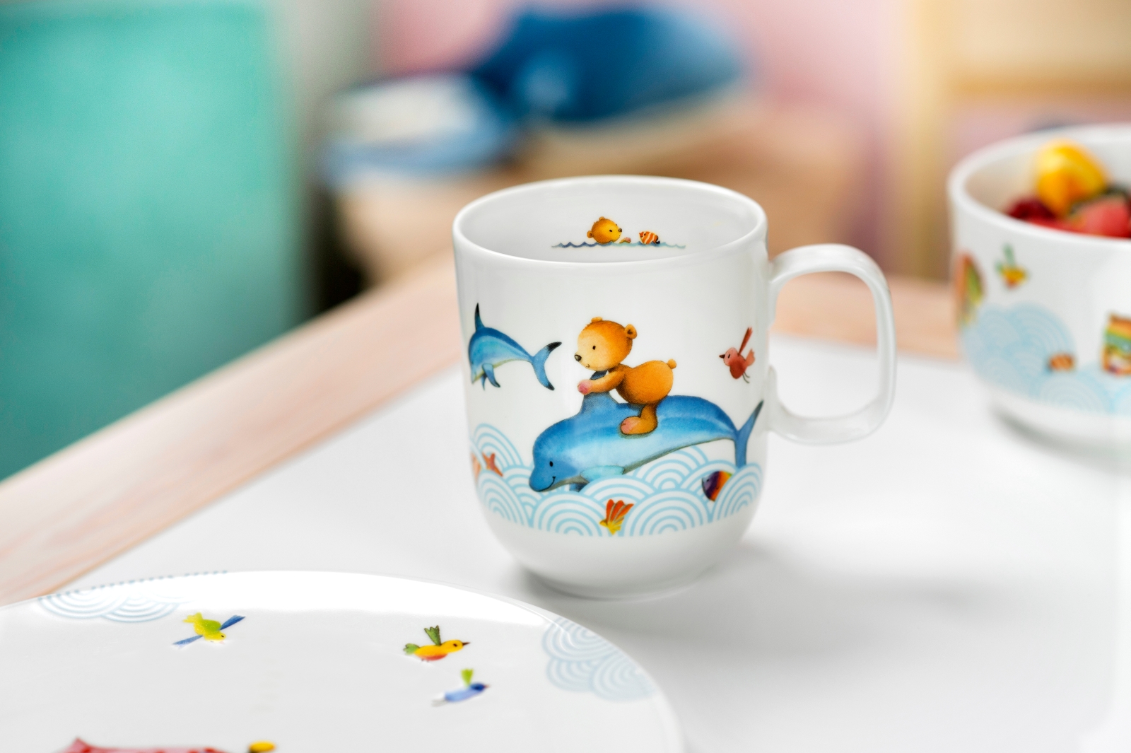 Villeroy & Boch Happy as a Bear Kinderbecher mit Henkel groß 0,28l