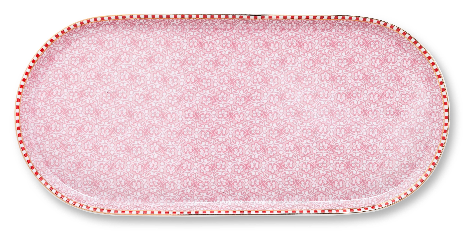 PIP STUDIO Spring to Life Pink Tablett 25 x 11,6 cm