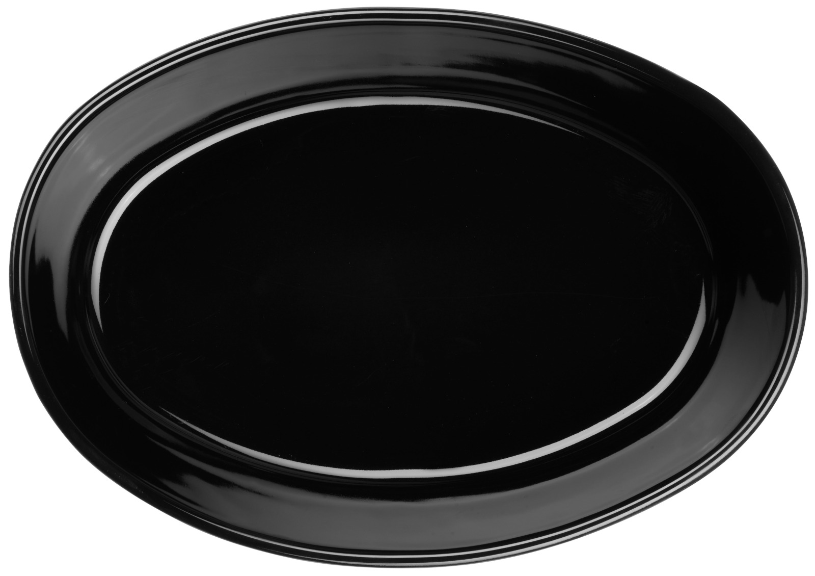 ASA kitchen'art Auflaufform oval black 20cm Freisteller