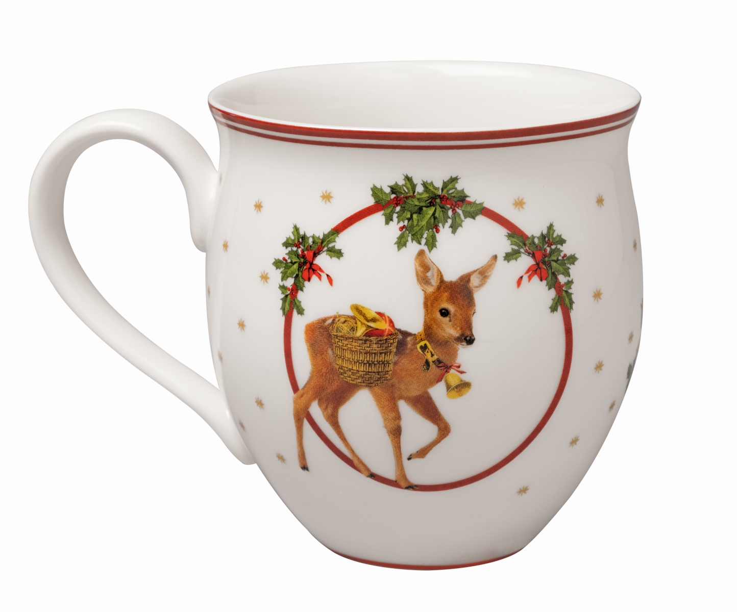 Villeroy & Boch Toy's Delight Becher mit Henkel Santa u. Reh 0,44l