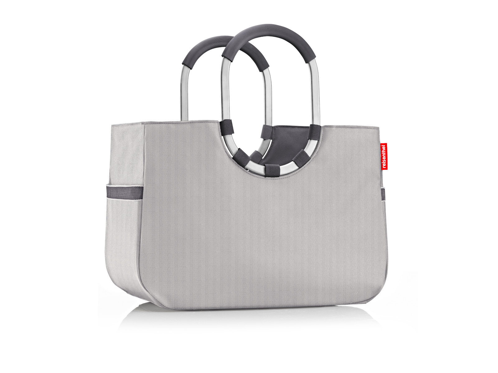 reisenthel loopshopper L herringbone grey Freisteller 2