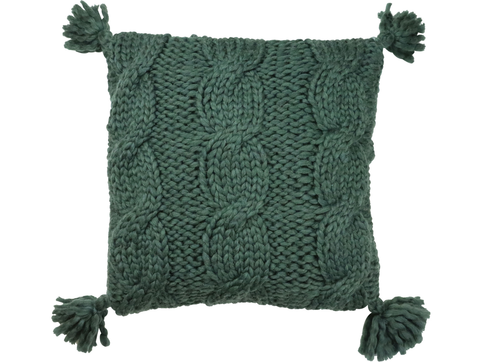 Hoff-Interieur Gstaad grün Strickkissenhülle 45x45cm (1 Stück)