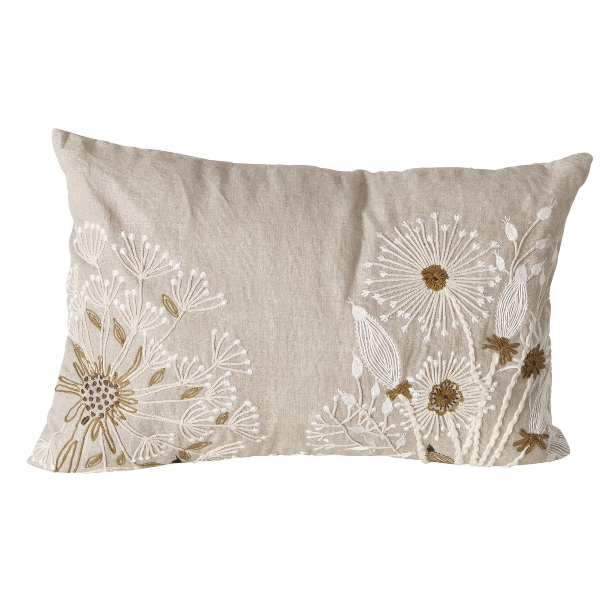 Boltze Finna Kissen Floral beige 60cm Freisteller 1