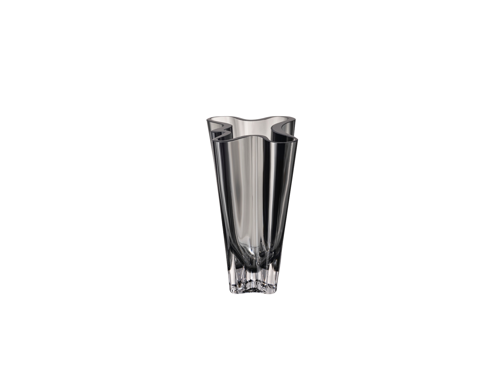 Rosenthal Flux Vase grau 14 cm