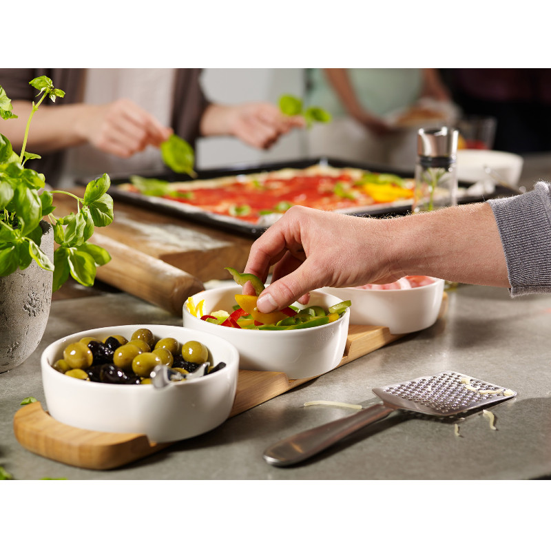 Villeroy & Boch Pizza Passion Toppingplatte Set 4tlg.