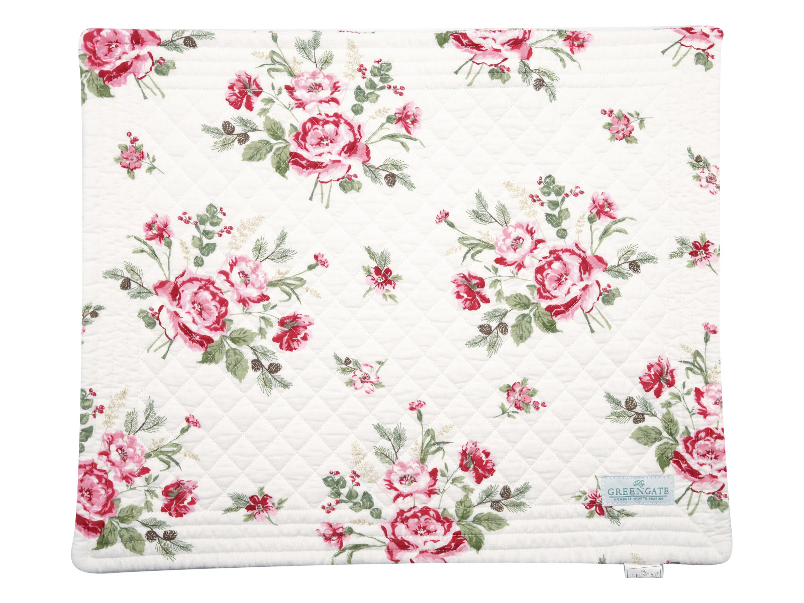 Greengate Leonora Tischset white 35x45cm