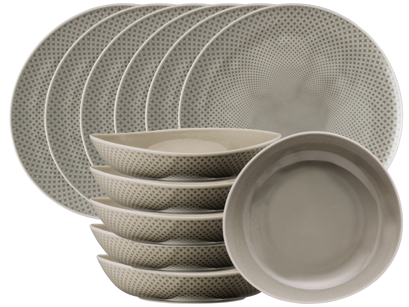 Rosenthal Junto Pearl Grey Tafelset 12tlg