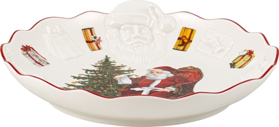 Villeroy & Boch Toy's Fantasy Schale Santa Relief Wunschzettel