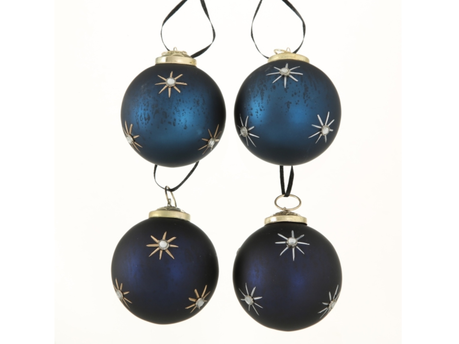 Boltze Romio Weihnachtskugel dunkelblau 7 cm ( 1 Stück )