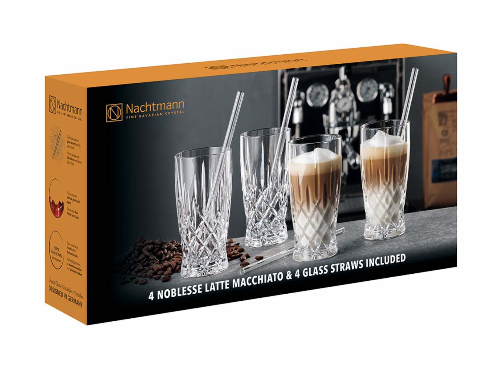 Nachtmann Noblesse Latte Macchiato Set 8 tlg Freisteller 1