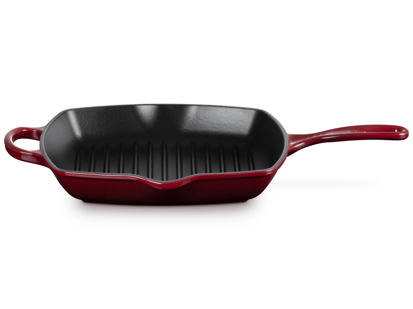 Le Creuset Grillpfanne Signature quadratisch garnet 26cm