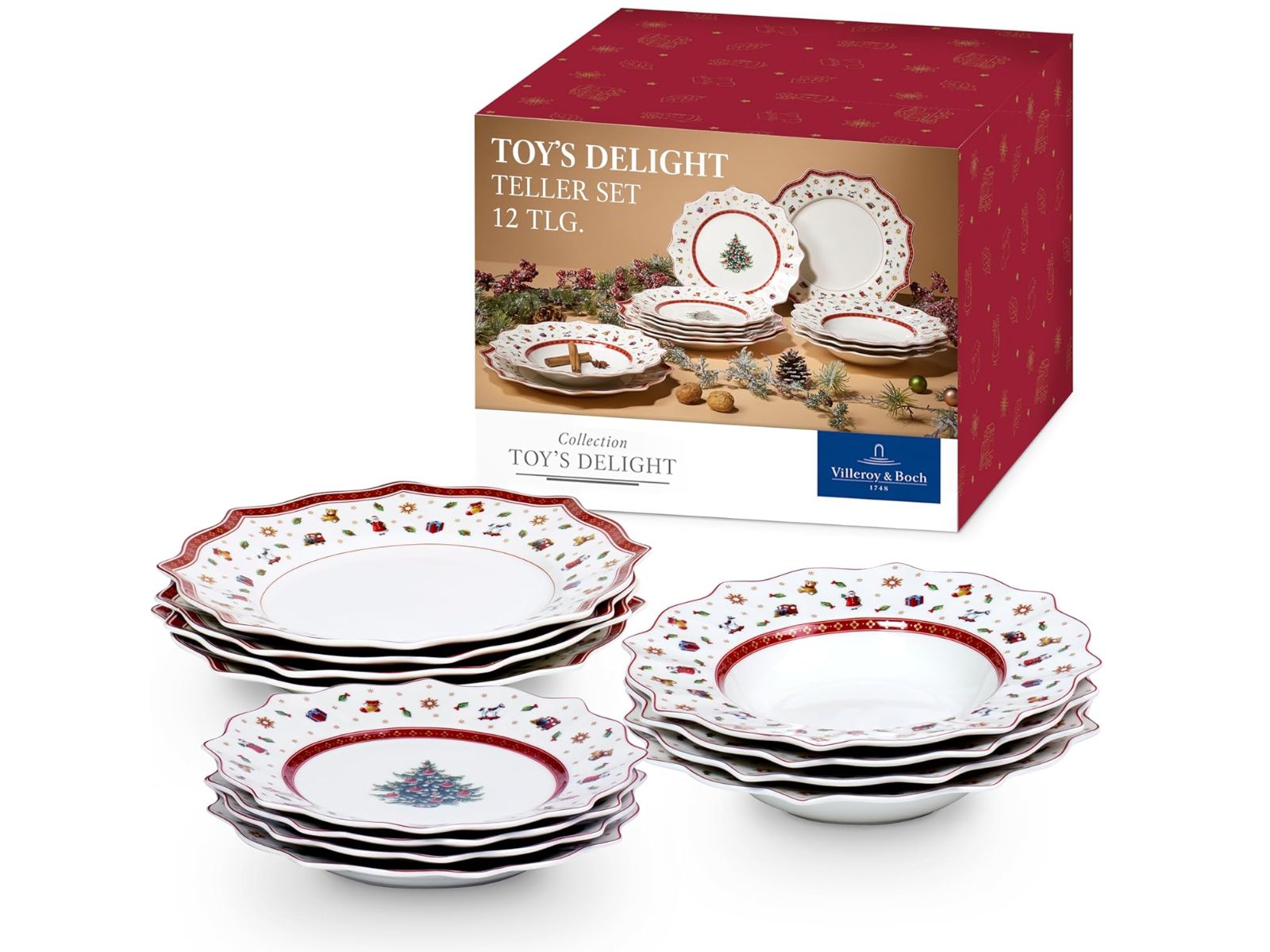 Villeroy &amp; Boch Toy's Delight Teller Set 12tlg.