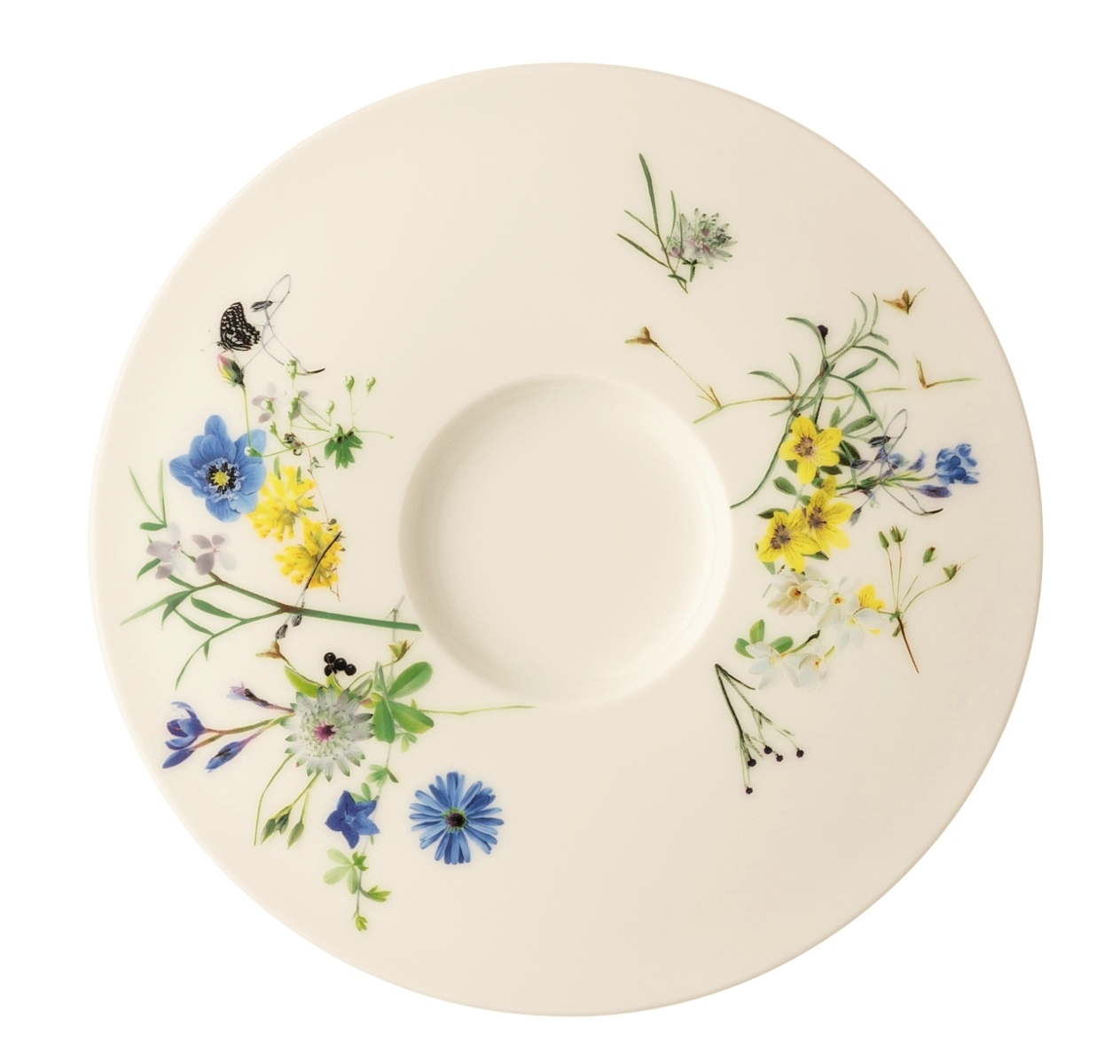 Rosenthal Brillance Fleurs des Alpes Suppen-Untertasse 18,5