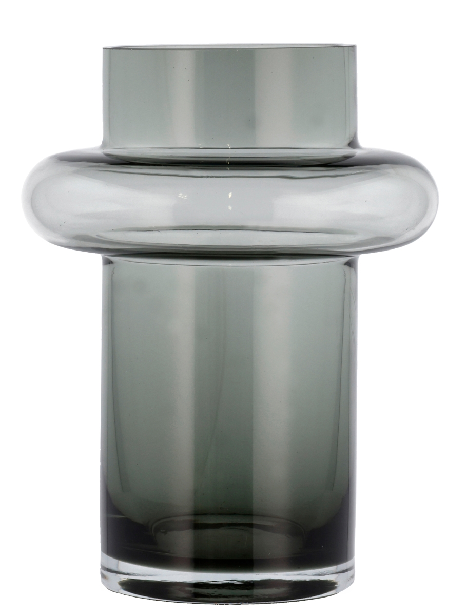 Lyngby Tube Vase Glas smoke 20 cm Freisteller