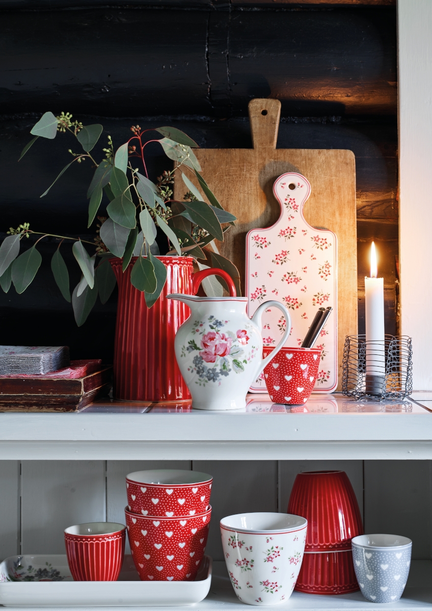 Greengate Alice Auflaufform red Set2