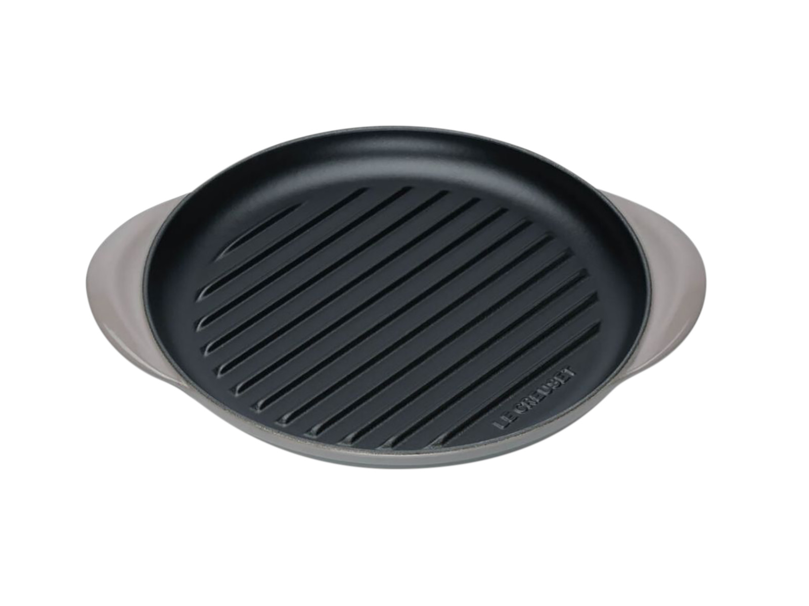 Le Creuset Grillplatte rund flint 25cm Freisteller