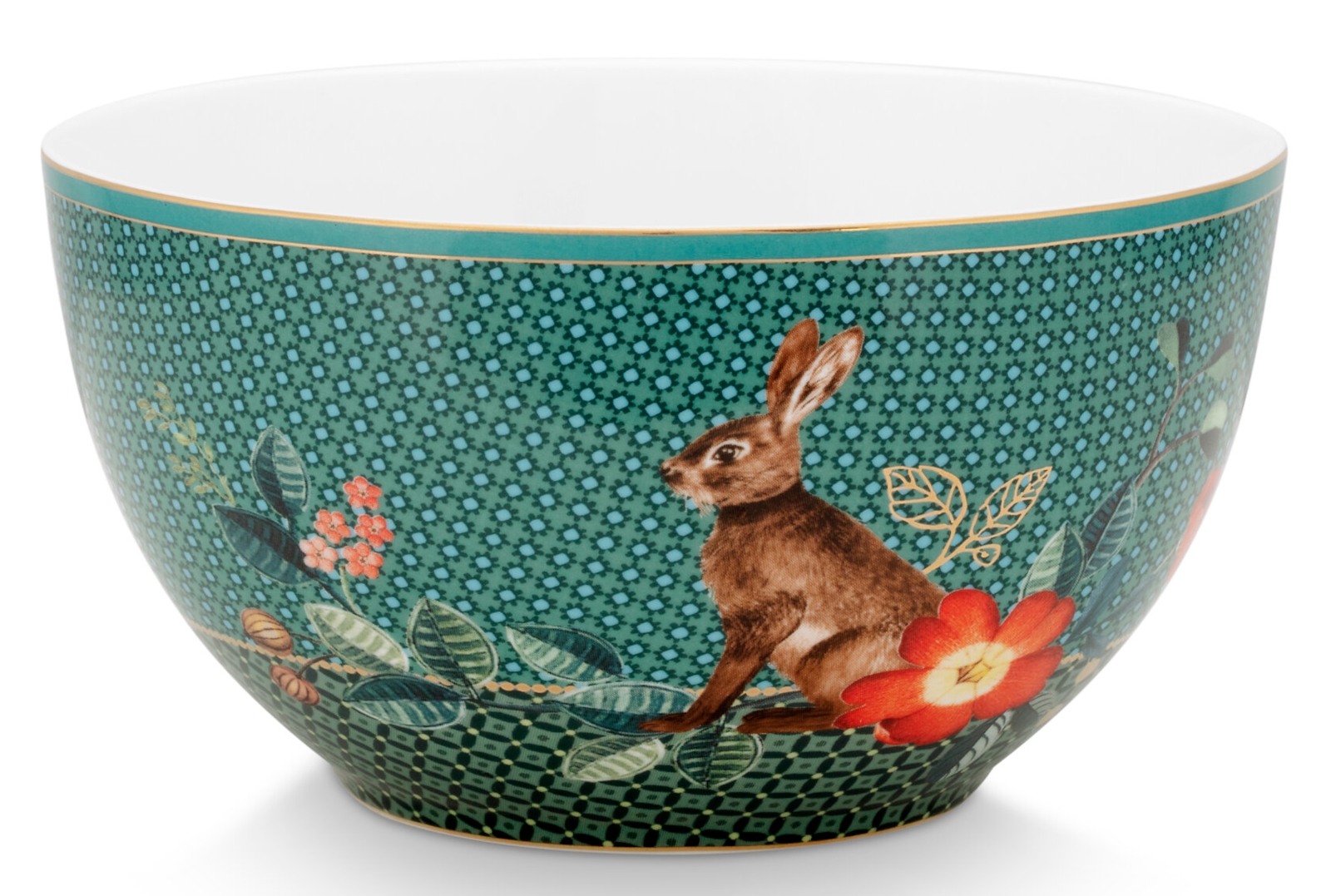 PIP STUDIO Winter Wonderland Bowl rabbit green 15 cm