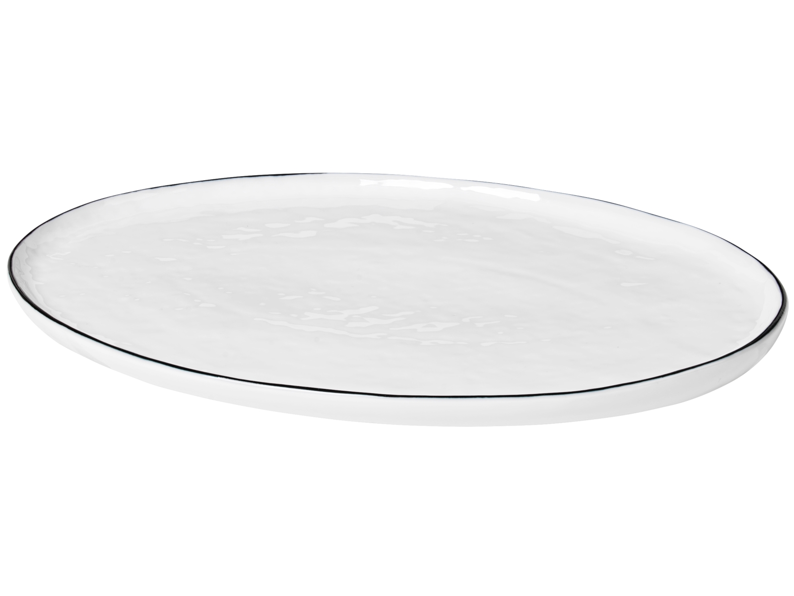 Broste Copenhagen SALT Platte oval 20 x 30 cm