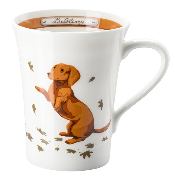 Hutschenreuther My Mug Hunde - Dackel Becher mit Henkel 0,4 l