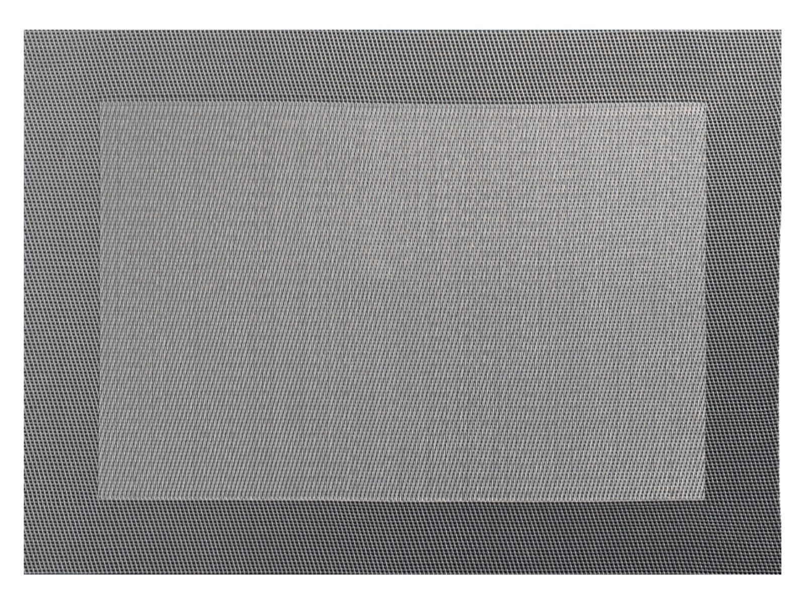 ASA Tischset gewebter Rand grau 46 x 33 cm