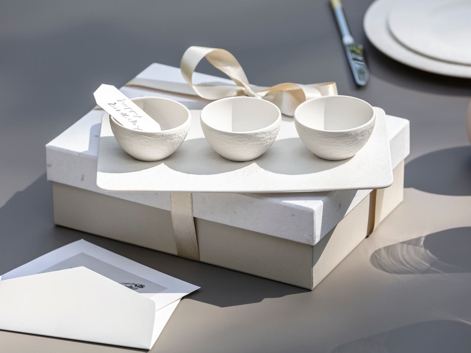 Villeroy & Boch Manufacture Rock blanc Set Dipschälchen 4tlg.