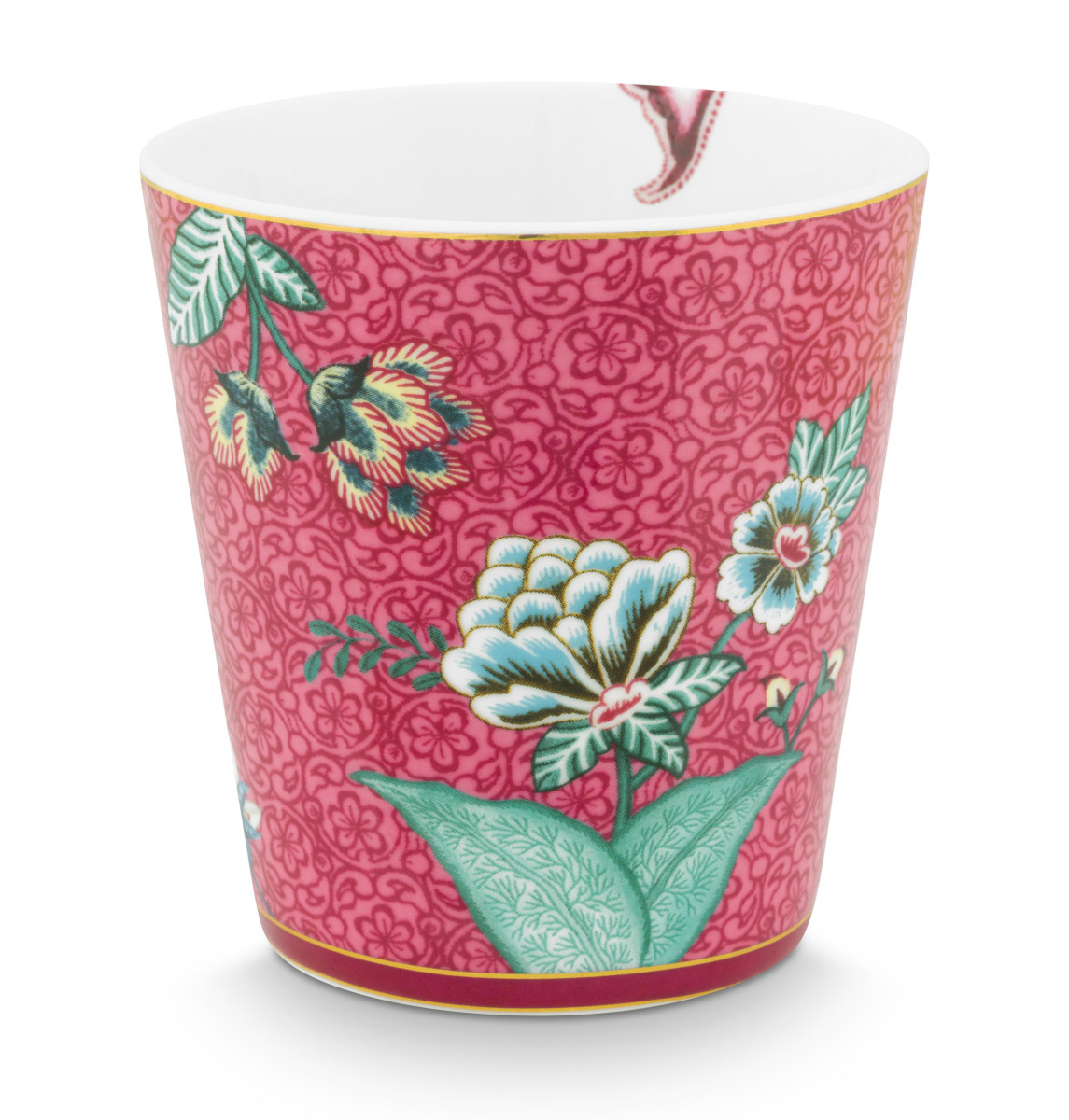 PIP STUDIO Flower Festival Oriental Geschenkset Becher ohne Henkel dark pink 0,23l