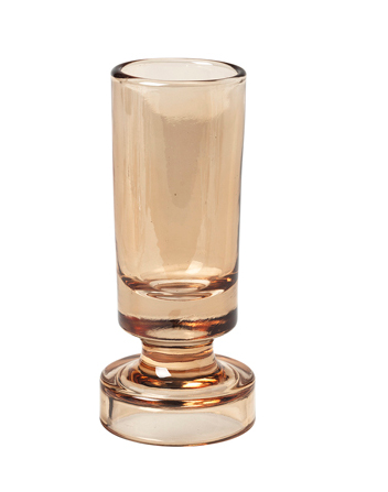 Broste Copenhagen 14498116 Petra Vase Glas Indian Tan 14 cm 