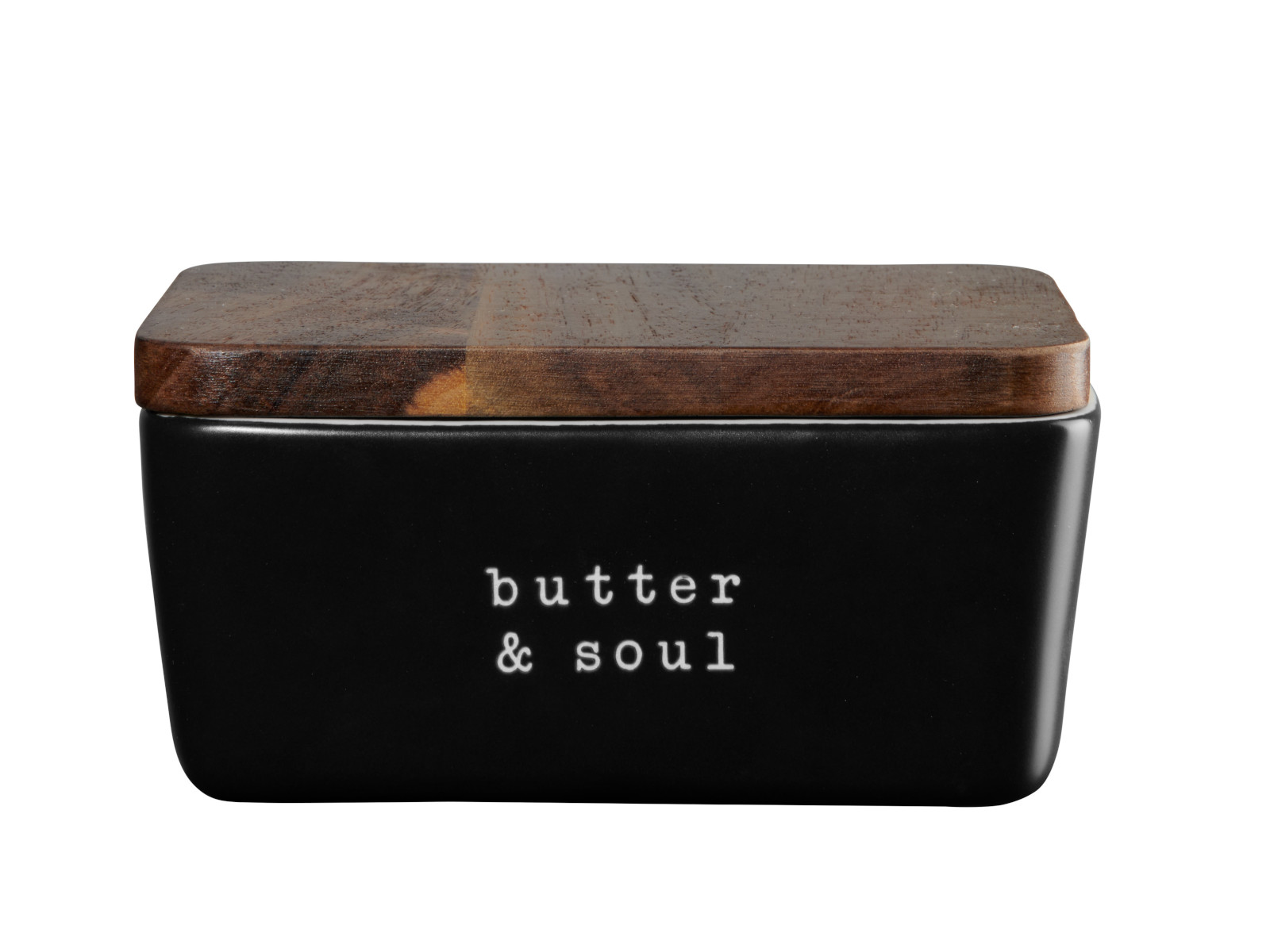 ASA Selection hey! Butterdose butter & soul schwarz 15x10x7,8cm