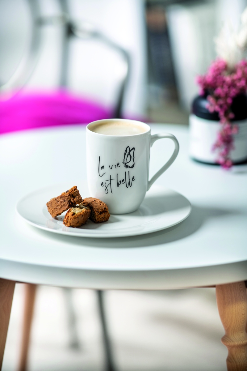 Villeroy & Boch Statement Becher m. H. La vie est belle 280 ml