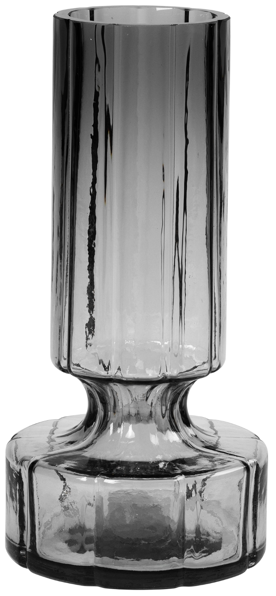 Broste Copenhagen Hyacint Vase Glas Smoked Pearl Clear 24,9 cm