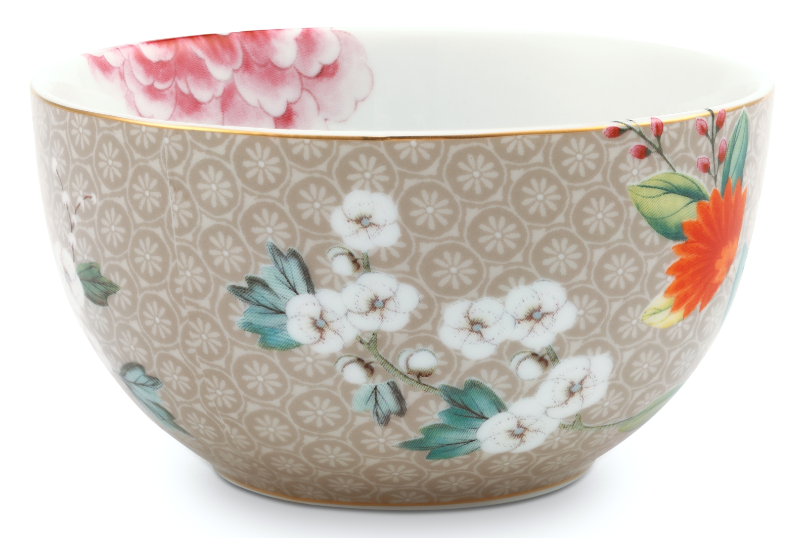 PIP STUDIO Blushing Birds Bowl khaki 12 cm