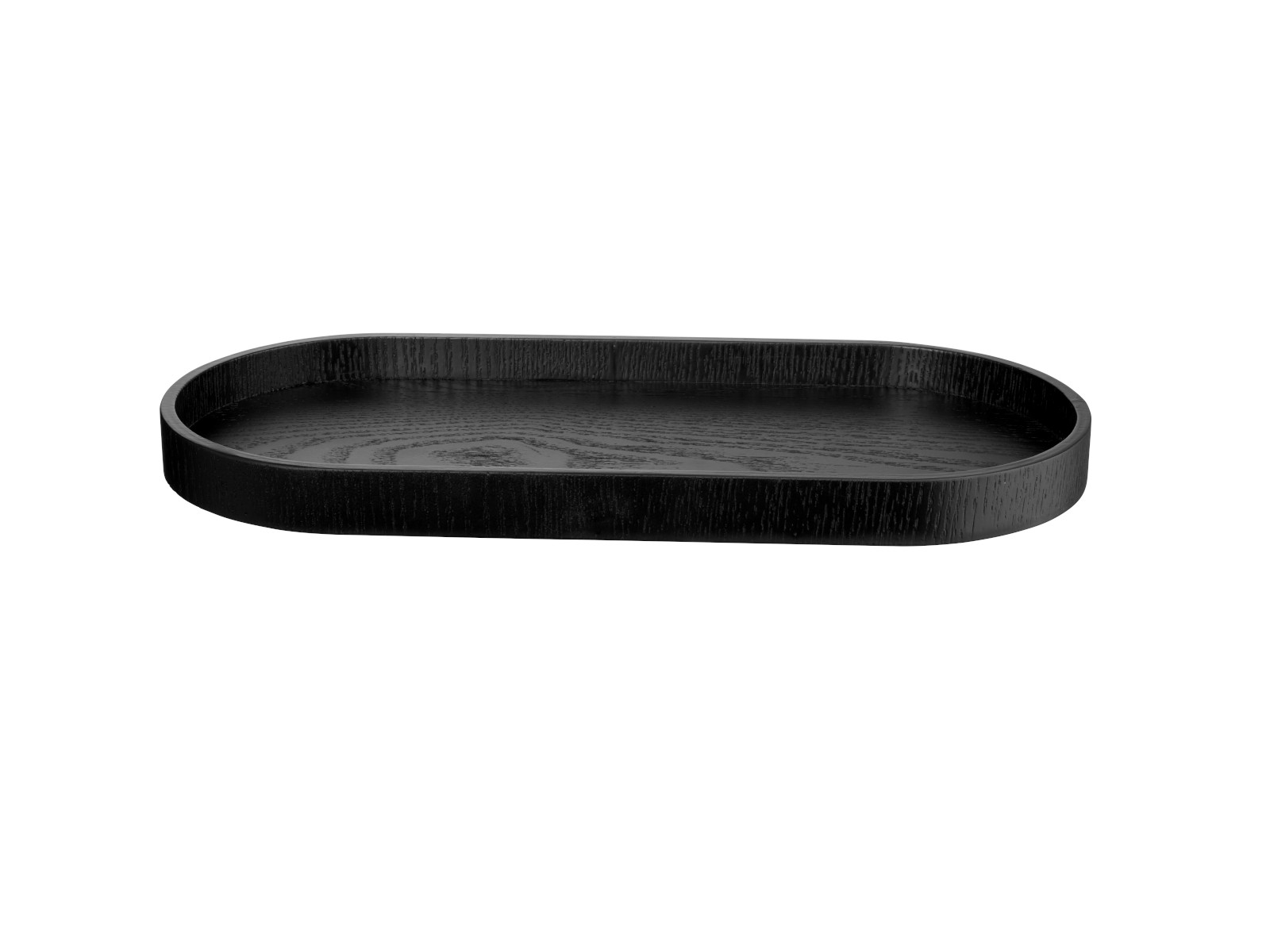 ASA Selection wood Holztablett oval schwarz 35,5x16,5cm Freisteller2