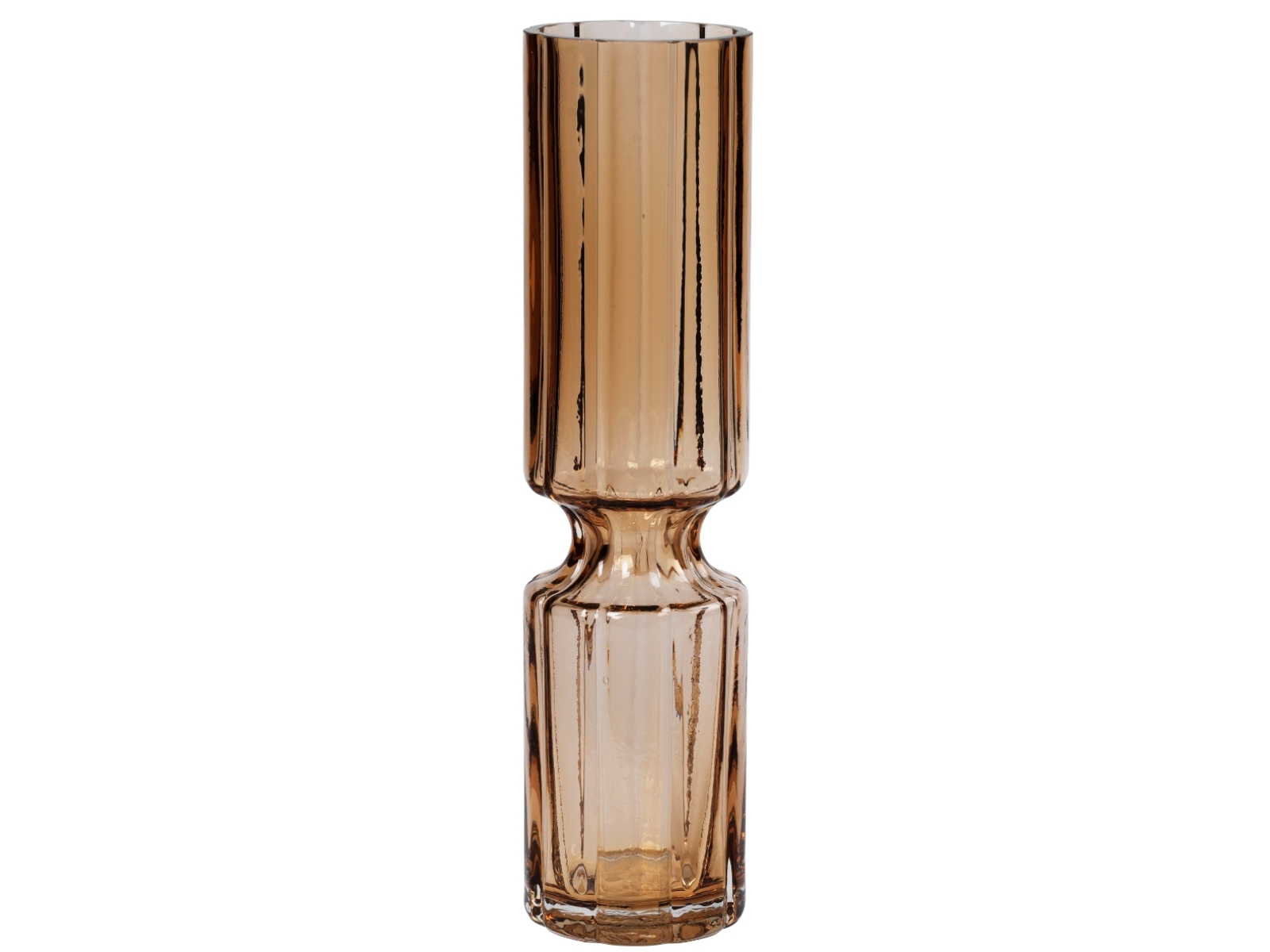 Broste Copenhagen Hyacint Vase Glas Indian Tan 31,7 cm