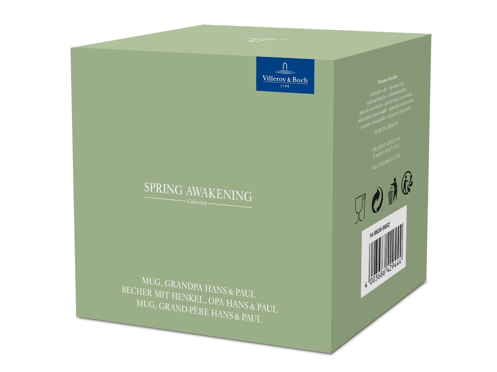 Villeroy & Boch Spring Awakening Becher mit Henkel Opa Hans & Paul