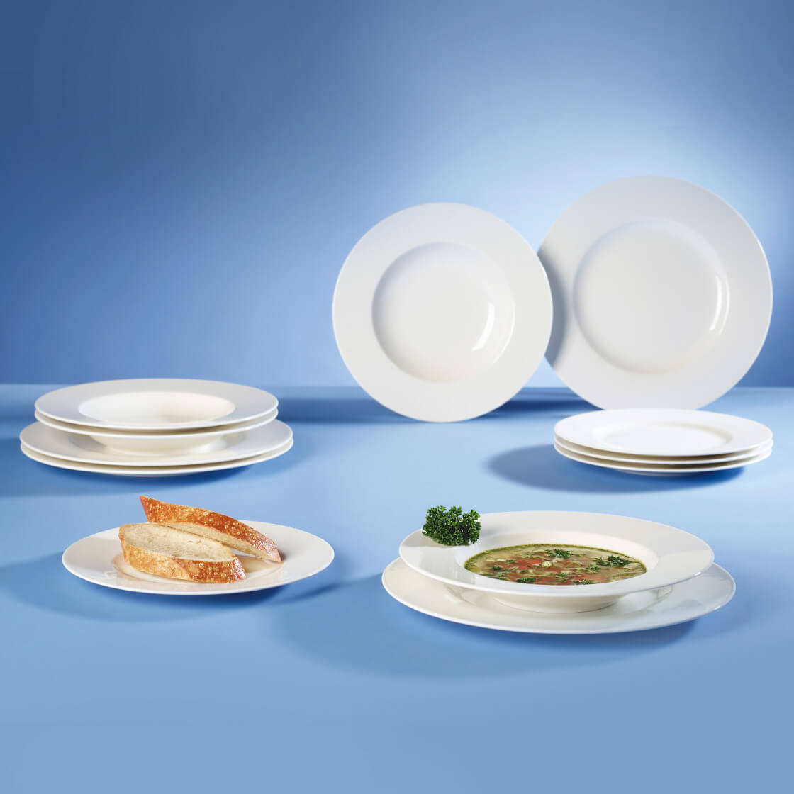 Villeroy & Boch Wonderful World White Tellerset 12tlg