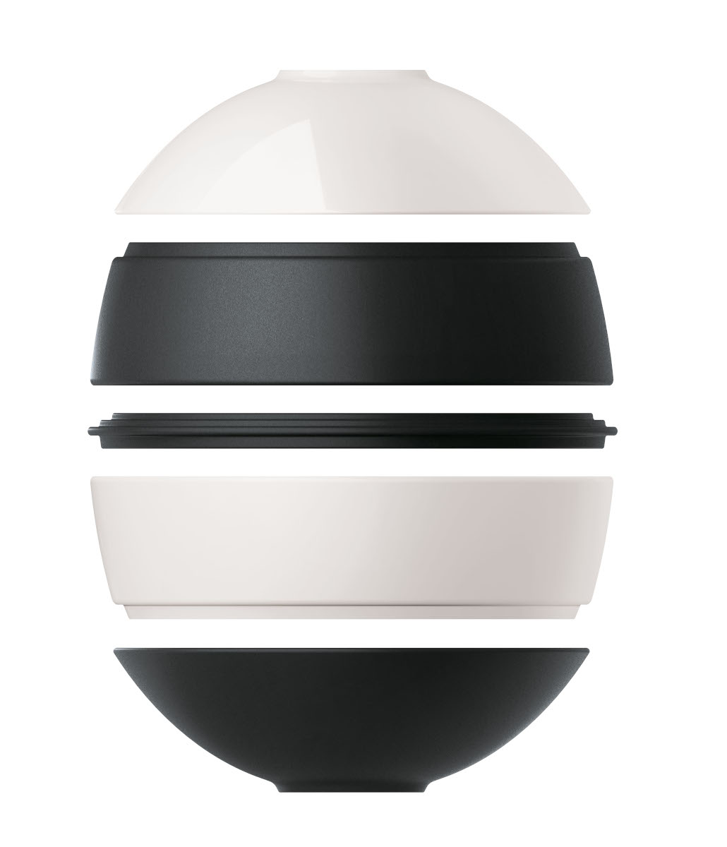 4003686440203 Villeroy &amp; Boch Iconic La petite Boule black &amp; white Ø14cm Freisteller 2