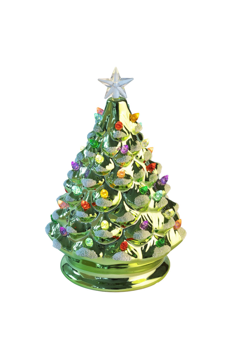 Giftcompany Luce Weihnachtsbaum mit LED M grün 20,5cm