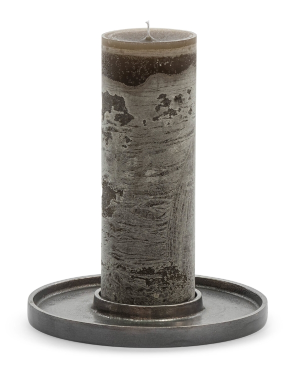 Dekocandle Kerzenhalterplatte black nickle für Ø8,6 cm Kerzen Freisteller 2