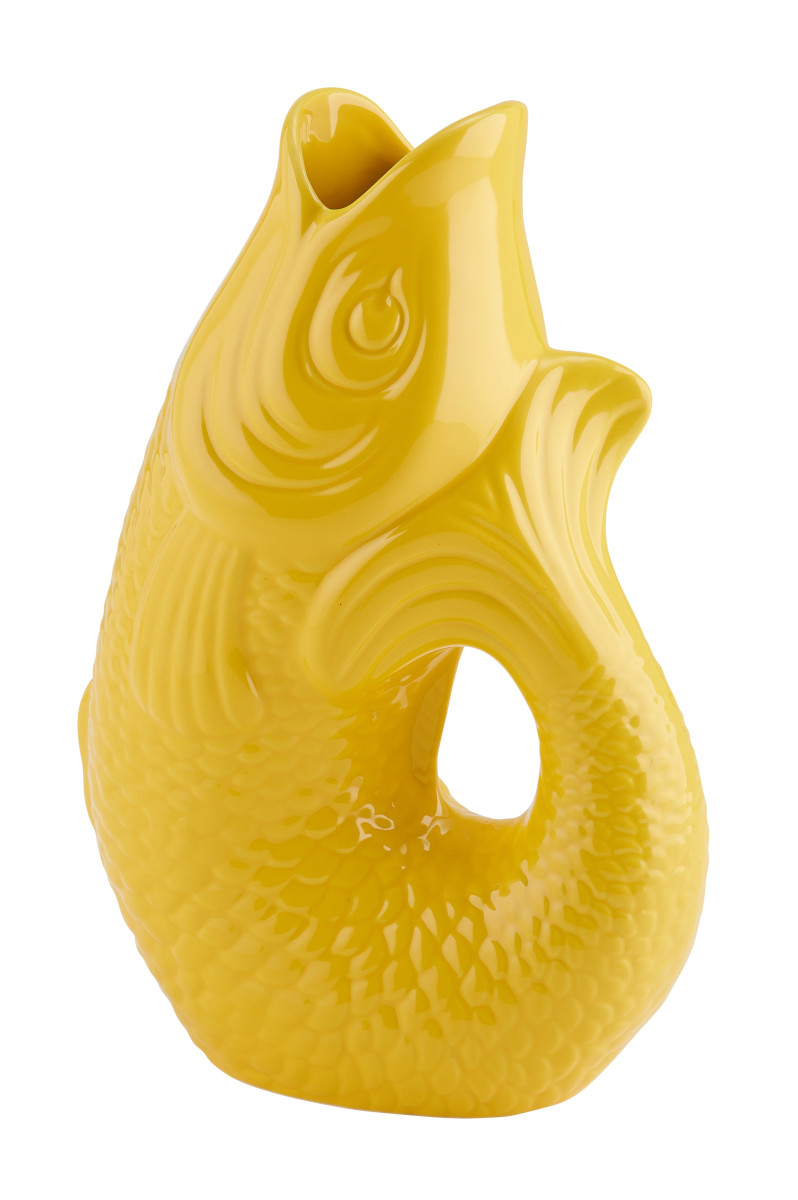 Giftcompany Monsieur Carafon Vase / Karaffe Fisch L tuscan sun 2,7l Freisteller