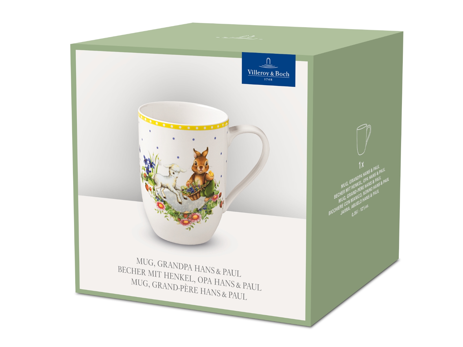 Villeroy & Boch Spring Awakening Becher mit Henkel Opa Hans & Paul