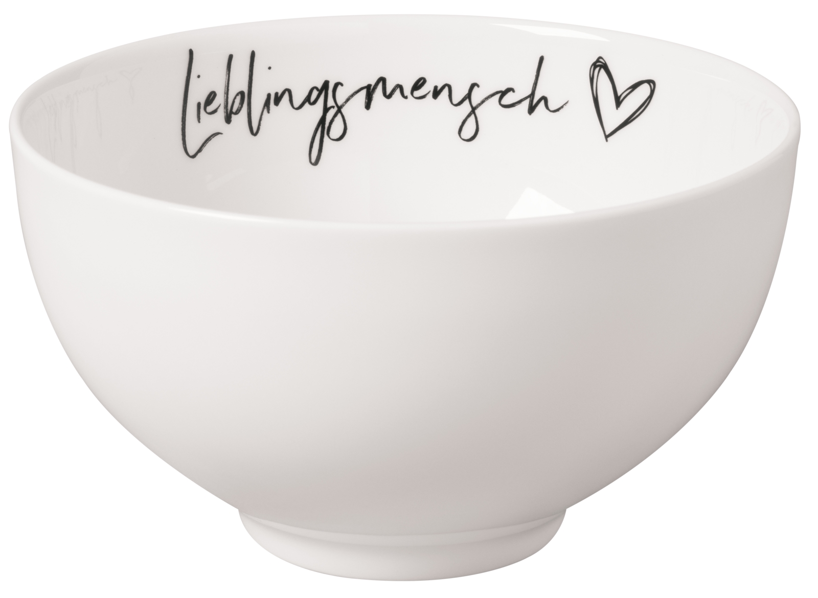 Villeroy &amp; Boch Statement Bol Lieblingsmensch 14 cm