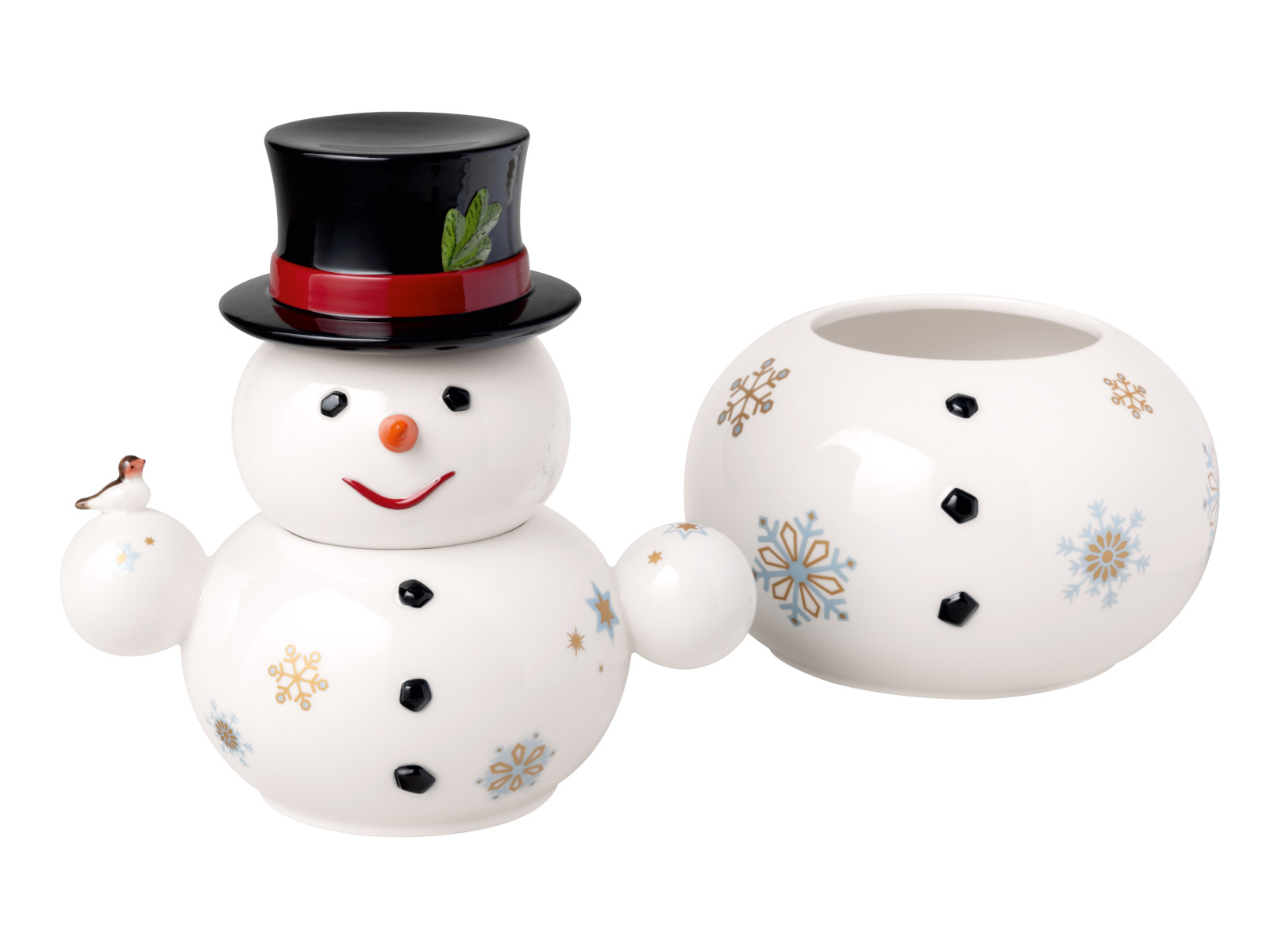 Villeroy &amp; Boch Christmas Toys Memory Schneemann Dose 20,5x18x31cm Freisteller3