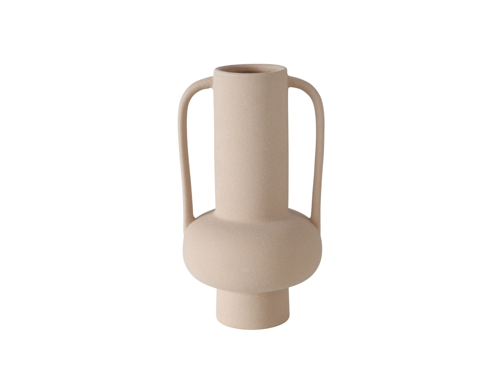 Boltze Stefanya Vase beige 28 cm Freisteller